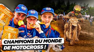 Ces français sont CHAMPIONS DU MONDE juniors de MOTOCROSS !