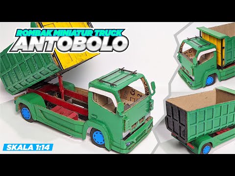 MODIF MINIATUR TRUK ANTOBOLO PAKE PENGAMAN SAMPING