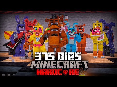 Sobrevivi 375 dias en Un Apocalipsis de Five Nights At Freddy's PELICULA COMPLETA