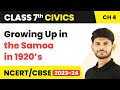 Growing Up in Samoa in the 1920s