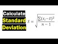 Calculating Standard Deviation Concepts