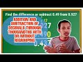 Adding and Subtracting Decimals