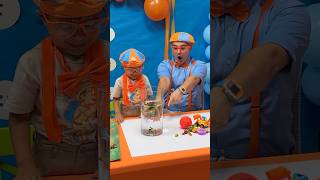 Can Blippi and Juan Play Sink or Float🦖 with their FAVORITE Toys⚽?! #shorts