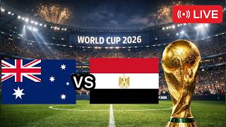 🔴 ¿Ganador? Australia vs Egipto EN VIVO ⚽ Marcador Virtual  🎵 Directo / Eliminatoria 32