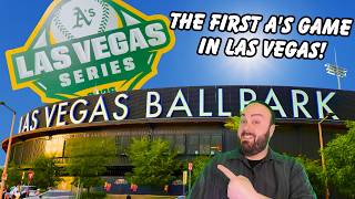 The First Official Las Vegas Athletics Game in History! Exploring Las Vegas Ballpark.