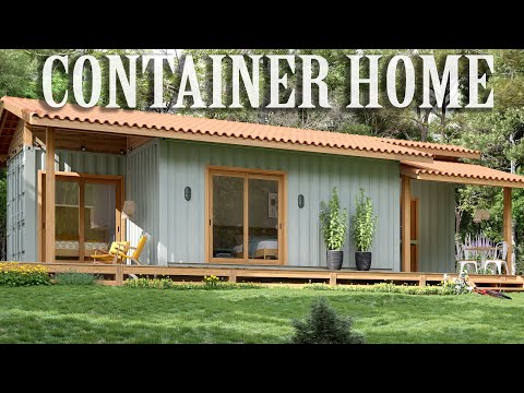 Shipping Container House - Living OFF GRID - Two Bedrooms