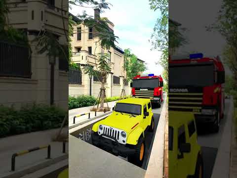 Fire engine n ambulance | Special effects | 3d animation | future technology imagination