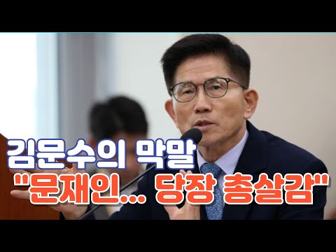 보수 대선후보 1위 김문수"문재인은 당장 총살감"