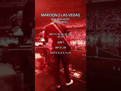 VIVA M5LV. 16 more shows at Dolby Live @ Park MGM! Check out maroon5.com/tour for more info. #M5LV 💫