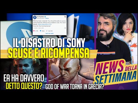 PSN DOWN COSA È SUCCESSO (SCUSE + RICOMPENSA), SCANDALO EA SU VEILGUARD, NUOVO GOD OF WAR IN GRECIA?