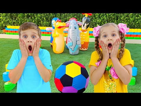 Diana und Roma - lustige Experimente, interessante Spiele und Aufgaben - Videosammlung