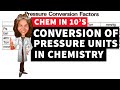 Pressure Conversions and Measurements