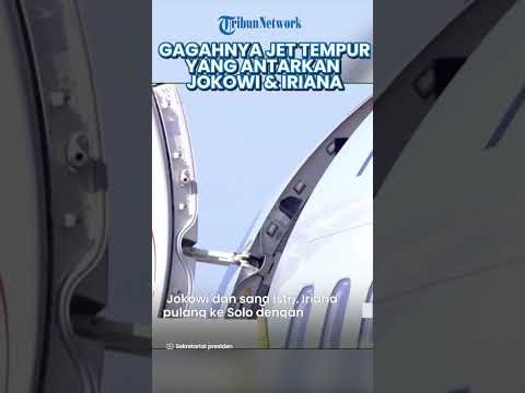 Gagahnya Jet Tempur F 16 Milik TNI AU yang Antarkan Jokowi dan sang Istri Pulang Kampung ke Solo