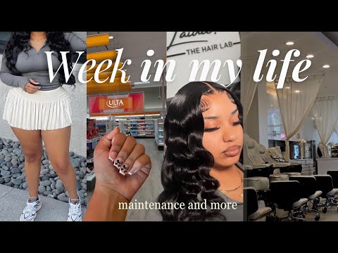 WEEK IN MY LIFE *MAINTENANCE VLOG* (NEW hair, getting a puppy, new nails, makeup haul, etc….)