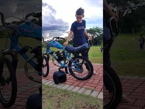 Bicicleta barulhenta demais, motor novo!! #shortsyoutube