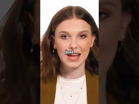 Millie Bobby Brown rapping stranger things recap!🤩🎵