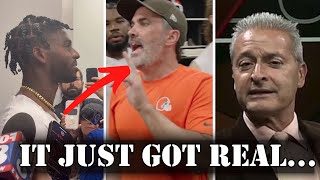Shedeur Sanders BIGGEST HATER RETURNS, Kevin Stefanski & Shedeur ADDRESS Sideline BEEF!