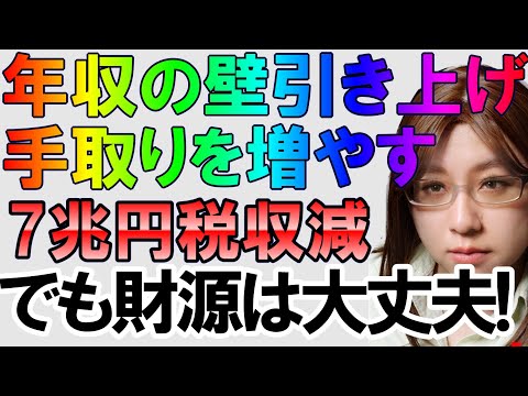 年収の壁「103万円から控除引き上げで7.6兆円減収」与党だけでなく、報道機関、野党からも批判の動きを紹介。国民民主党・玉木代表は財源は確保できると反論