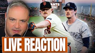Instant Reaction: SF Giants vs NY Yankees - MLB Opening Night...