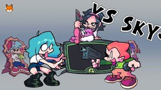 Vs Sky: REBORN - FULL SHOWCASE. Una nueva version. BOYFRIEND VS SKY.