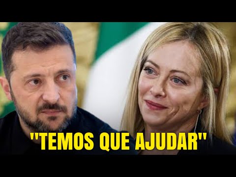 GIORGIA MELONI FALA SOBRE A UCRÂNIA E TRUMP (Dublado)