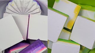 PLAIN ON ONE SIDE, DYED ON THE OTHER. GYM CHALK ASMR