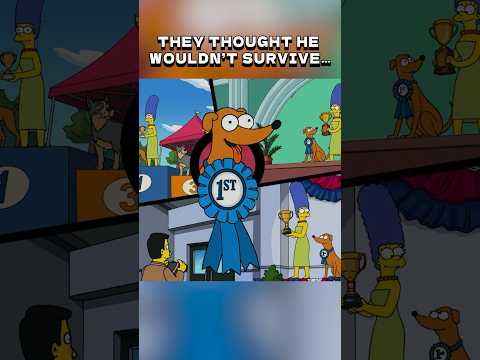 FROM POISONED TO CHAMPION 🏆🐶 #bestmoments #simpsons #cartoon