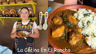 Receta Fácil De Carnita De Puerco Con Rajas y Chilito Martajado