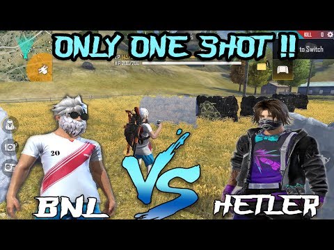 تحدي الطلقة الواحدة بالشدقن|desafio 1vs1 apenas um tiro FREEFIRE