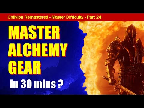 Oblivion Remastered Walkthrough #24 - Farming Master Alchemy Gear: A Real-Time Experiment