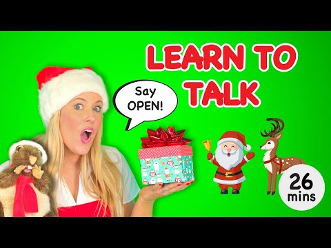 Christmas for Toddlers | Learn to Talk with The Creative Classroom | Baby Toddler Learning Videos