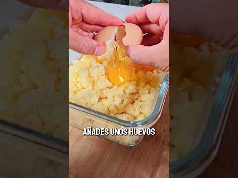Prepara una TORTILLA DE PATATAS saludable en 7 minutos