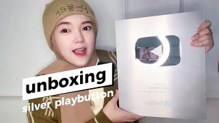 unboxing silver playbutton✨ gara-gara youtube short❗