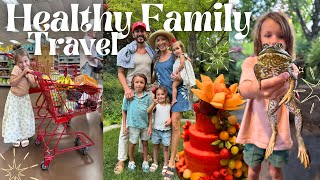 How We Stay Healthy While Traveling! 🌱 Plant-Based Family Vlog (Book Signing, Birthday & More!)