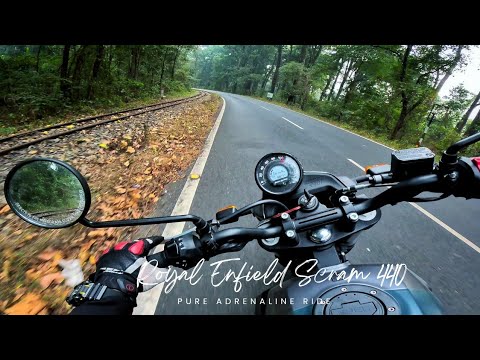 Royal Enfield Scram 440  Top Speed - Pure Adrenaline Ride On Mountain With Raw Exhaust Sound