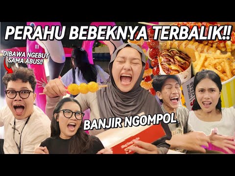 INDIRA PHOBIA AIR DI PRANK TIMNYA DISURUH KE TENGAH DANAU!! SEMUA PANIK!!