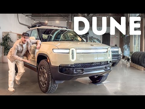 Rivian R1T California Dune Edition Full Tour! Tri-Motor Meets Adventure