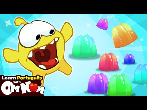 Aprenda cores com diversão | Vídeos divertidos de aprendizagem | Aprenda Com Om Nom