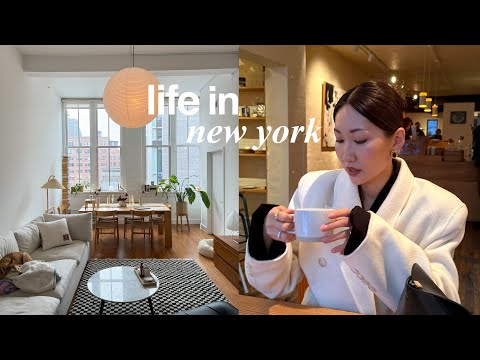 LIFE IN NEW YORK | busy days in my life, cozy winter days, work life balance