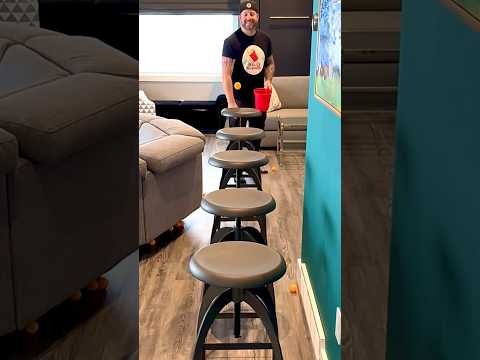 Ping Pong Ball Trick Shot #shorts #trickshots #trickshot