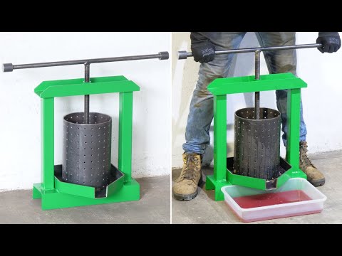 How To Make A Simple Manual Juice Press Machine | Diy Homemade Juice Press | DIY