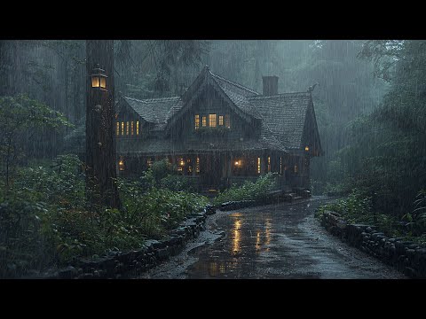 Sleep Soundly And Let The Heavy Rain In The Forest Relieve Stress And Bring Peace | ASMR Rain
