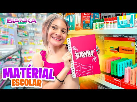 COMPRANDO MEU MATERIAL ESCOLAR 2023! - BIANKA