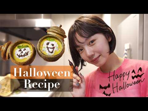 【簡単料理】とみいのかぼちゃプリン作り🎃 ＜ハロウィン料理 | 時短スイーツ＞