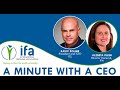 A Minute with a CEO Raviv Zoller, ICL and Alzbeta Klein, IFA