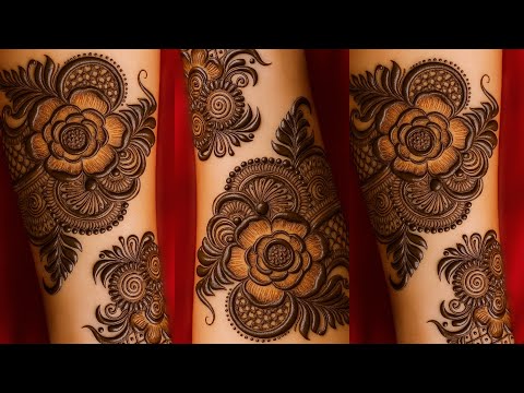 Latest Flower Mehndi Designs || New Latest Indo Arabic Henna Mehandi || Mehndi Design || Mehandi