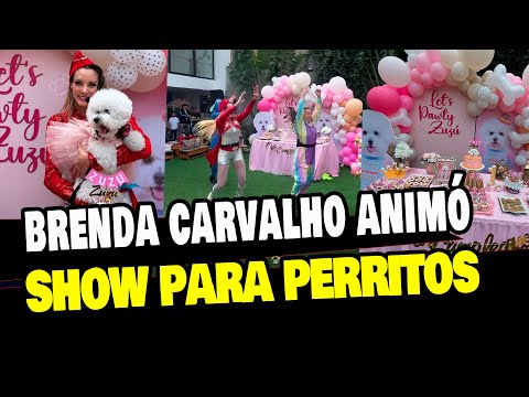 BRENDA CARVALHO ANIMÓ SHOW PARA PERRITOS ¡DUEÑA LA CONTRATO POR CUMPLE!