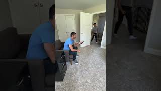A lucky trick shot