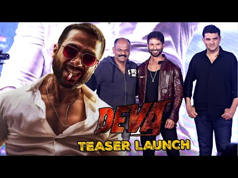 Deva Official Teaser Launch UNCUT - Shahid Kapoor | Rosshan Andrrews | In Cinemas 31st January