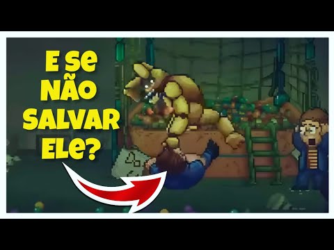 Oque acontece se você não Obedecer o fnaf into the pit?